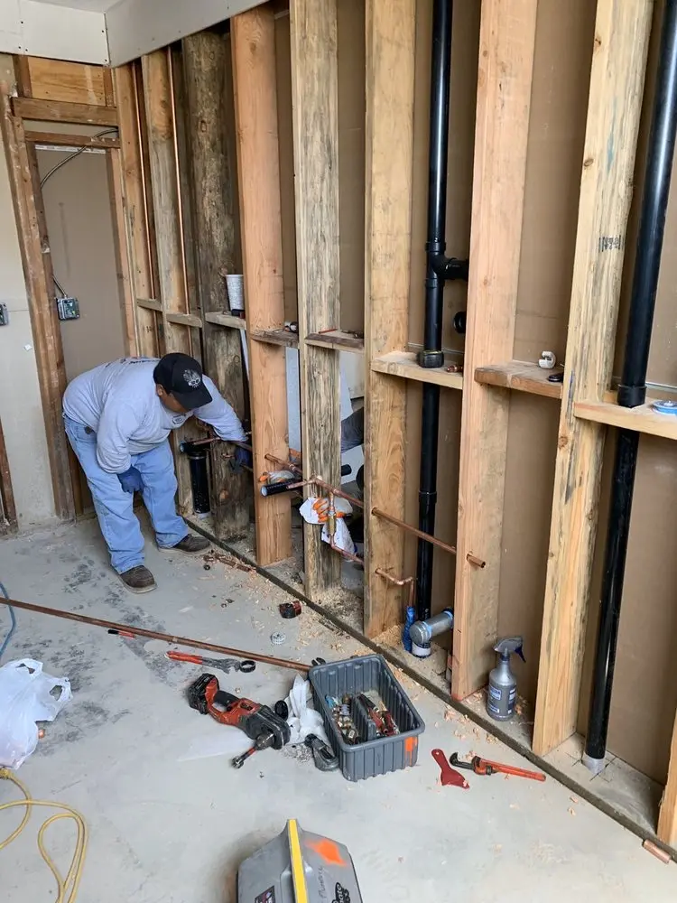 Commercial rough-in plumbing for Commercial Plumbing in The Woodlands